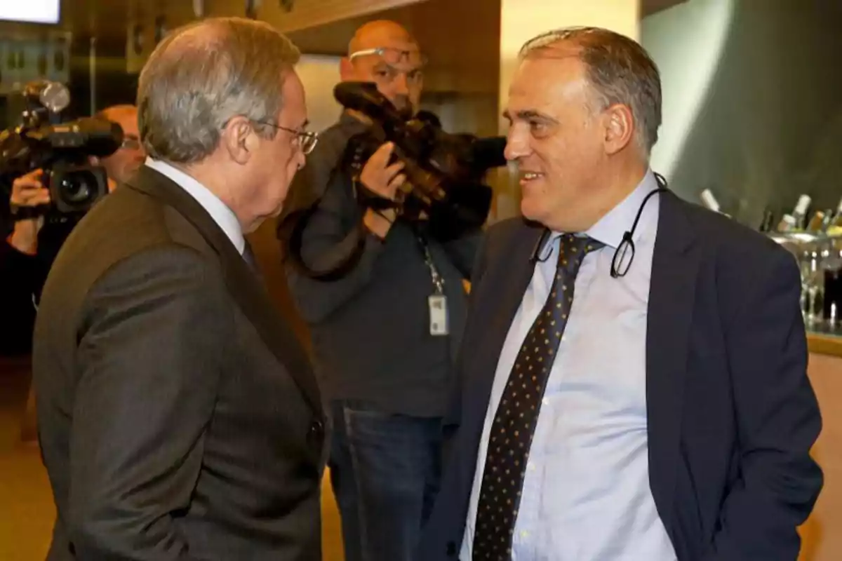 Las relaciones entre Florentino Pérez y Javier Tebas no pueden ser más tensas