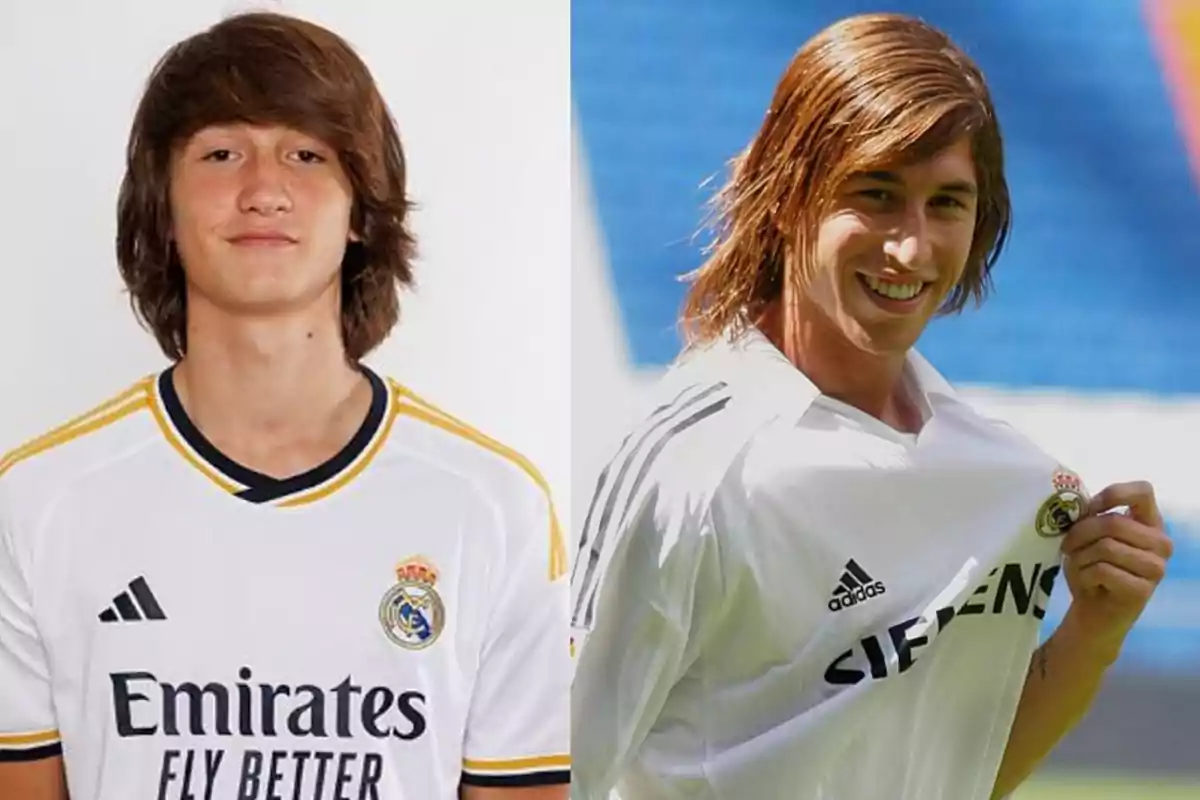 Joan Martínez es Sergio Ramos con 16 años.