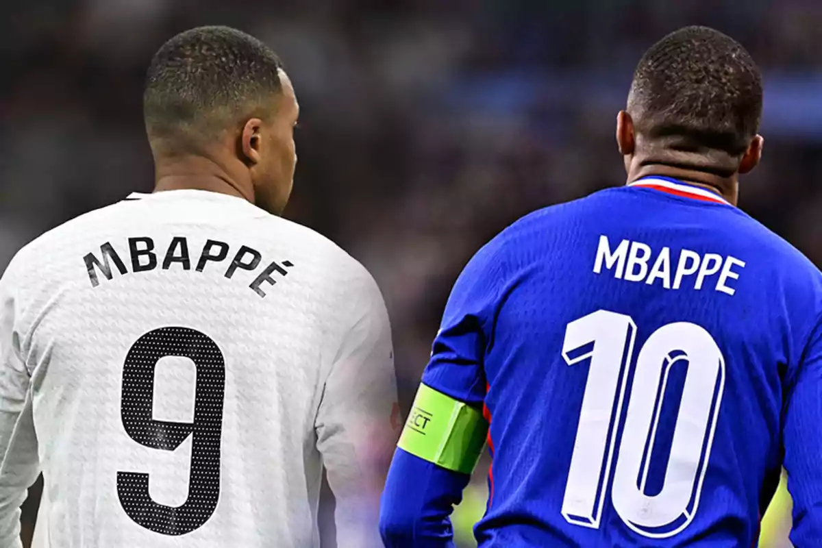 Mbappé ya ha lucido el dorsal 10 con Francia Mbappé ya ha lucido el dorsal 10 con Francia
