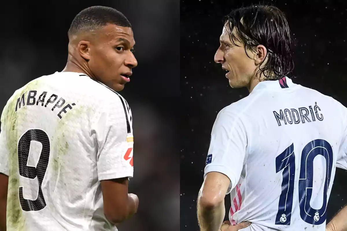 Mbappé dejará el 9 y heredará el 10 de Luka Modric