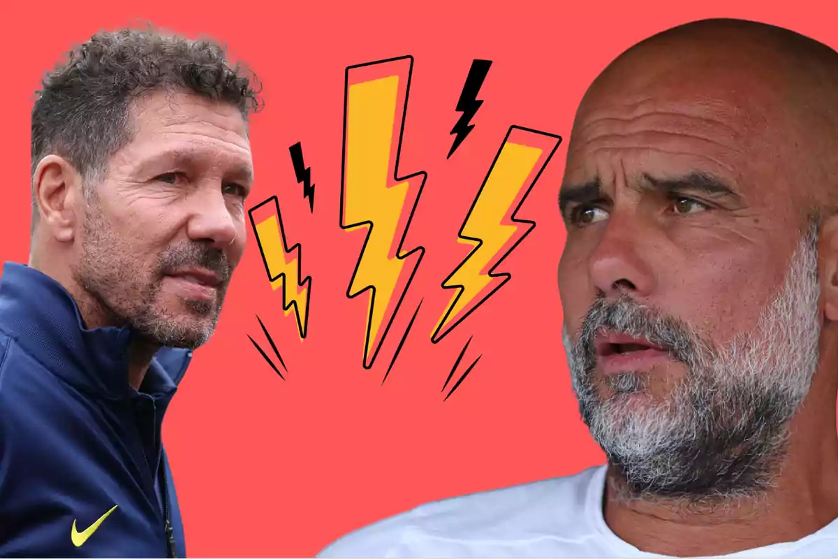 Pep Guardiola y Diego Simeone se pelean por la misma presa