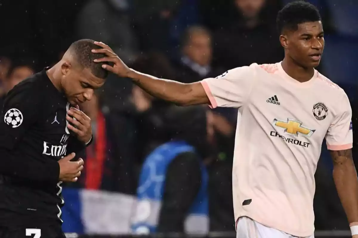 Rashford ya sabe lo que es dejar KO a Mbappé en la Champions League