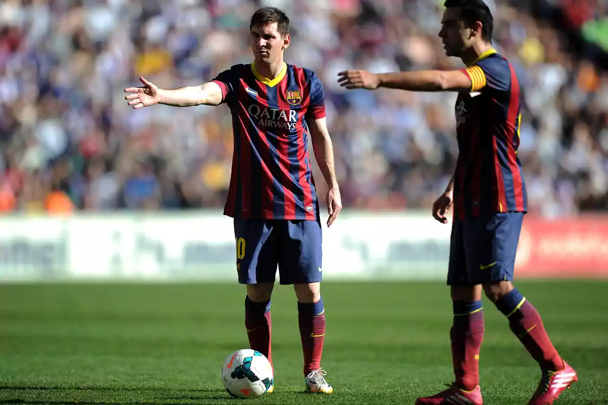 Xavi Hernández y Leo Messi hablan el mismo idioma futbolístico Xavi Hernández y Leo Messi hablan el mismo idioma futbolístico
