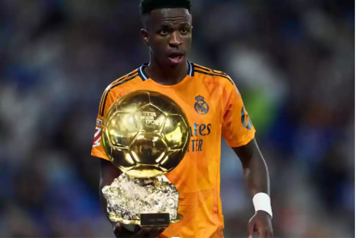 Era el favorito el pasado año, pero France Football le quitó a Vinícius el Balón de Oro Era el favorito el pasado año, pero France Football le quitó a Vinícius el Balón de Oro