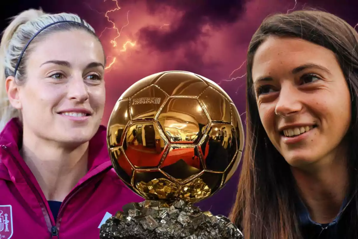 Aitana and Alexia, two of the five Barça players nominated for the Ballon d'Or