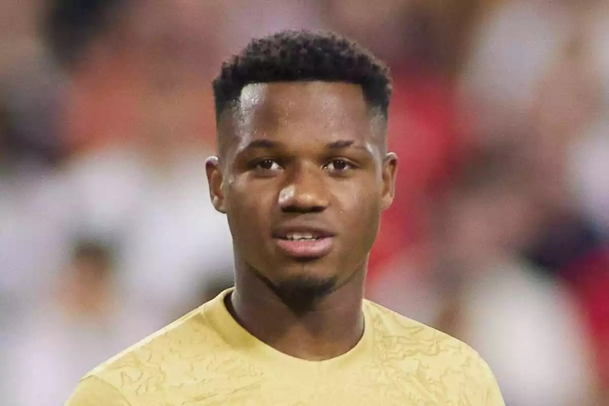 Ansu Fati, en el campo del Sevilla en septiembre de 2022 Ansu Fati, en el campo del Sevilla en septiembre de 2022