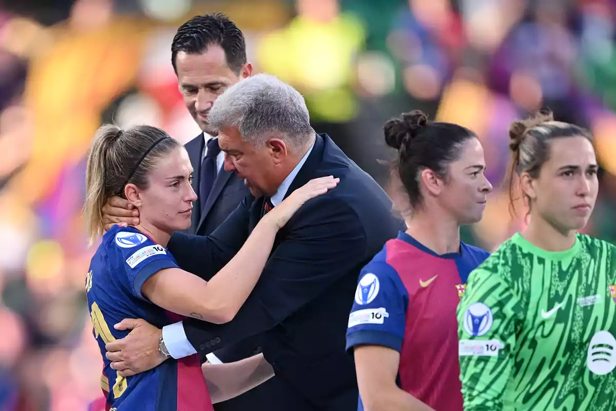 Laporta estuvo brillante en el postpartido, pero falló en el prepartido de la final de la Champions femenina