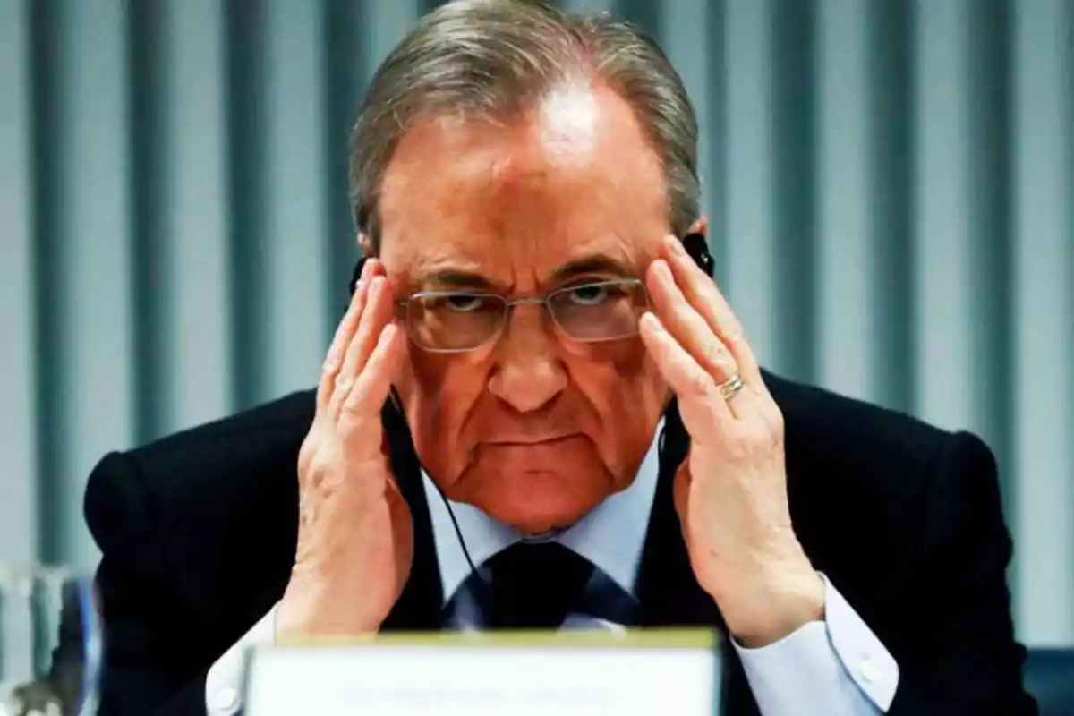 A Florentino no le gustó lo que vio en el césped del Bernabéu