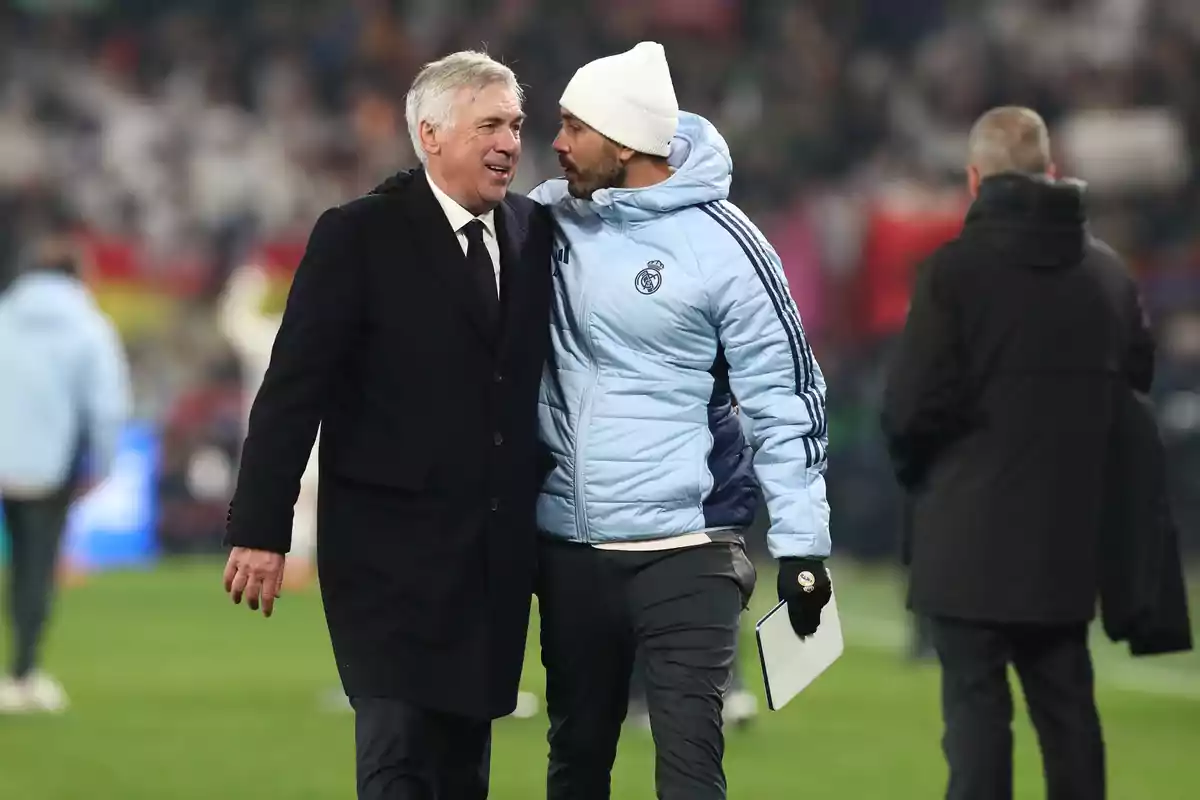 Los Ancelotti celebraron el triunfo del Real Madrid en su país