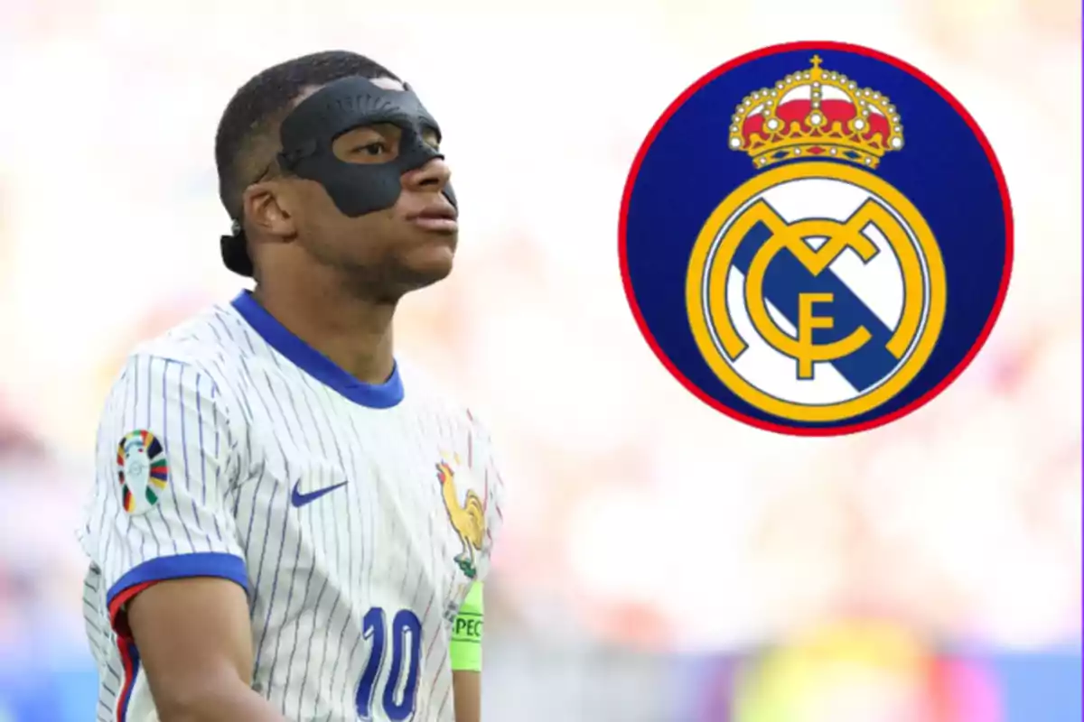 Mbappé podría jugar sus primeros partidos con el Real Madrid con la máscara puesta