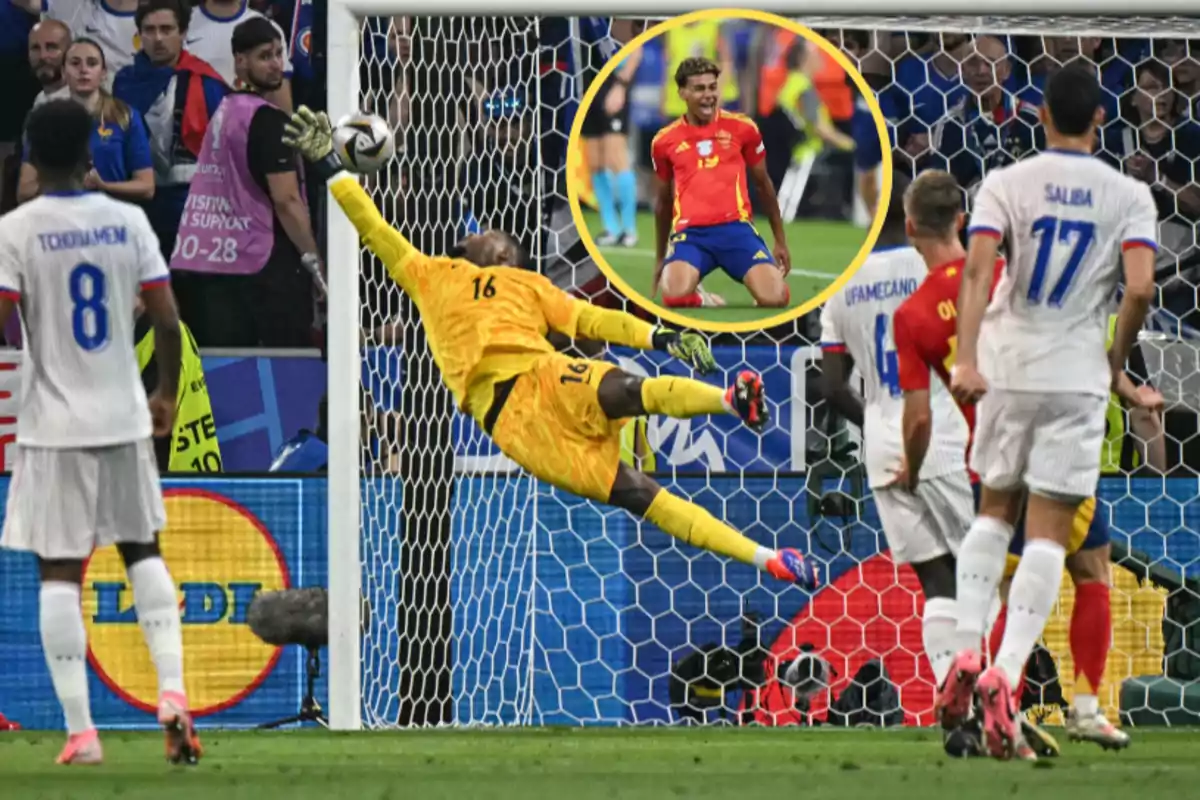 El golazo de Lamine Yamal a Francia ha sido elegido por los expertos como el mejor de la Eurocopa