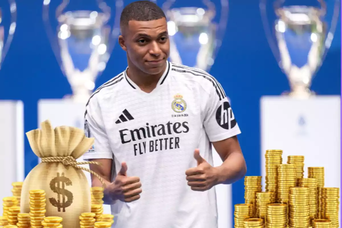 Así se desglosan los ingresos de Mbappé en el Real Madrid