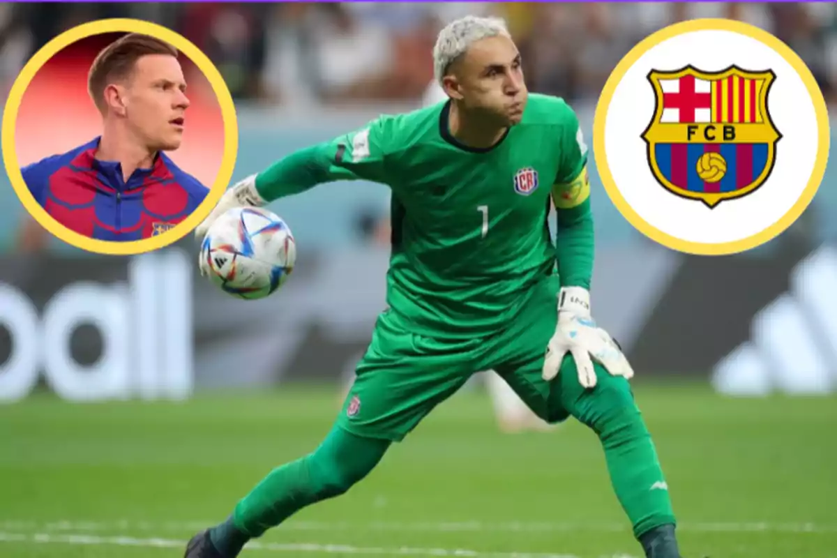 Keylor Navas es uno de los porteros que Deco contempla para sustituir a Ter Stegen