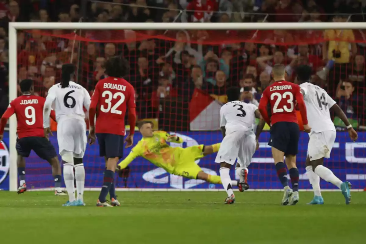 El Real Madrid pierde el primer partido de la temporada en Lille de penalti