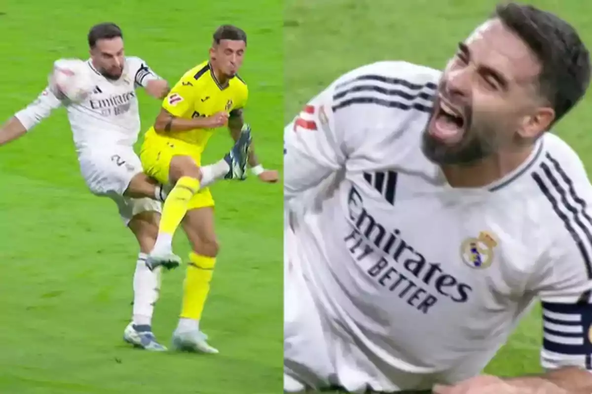 El mundo del fútbol le envía su cariño a Carvajal en un momento difícil tras su lesión