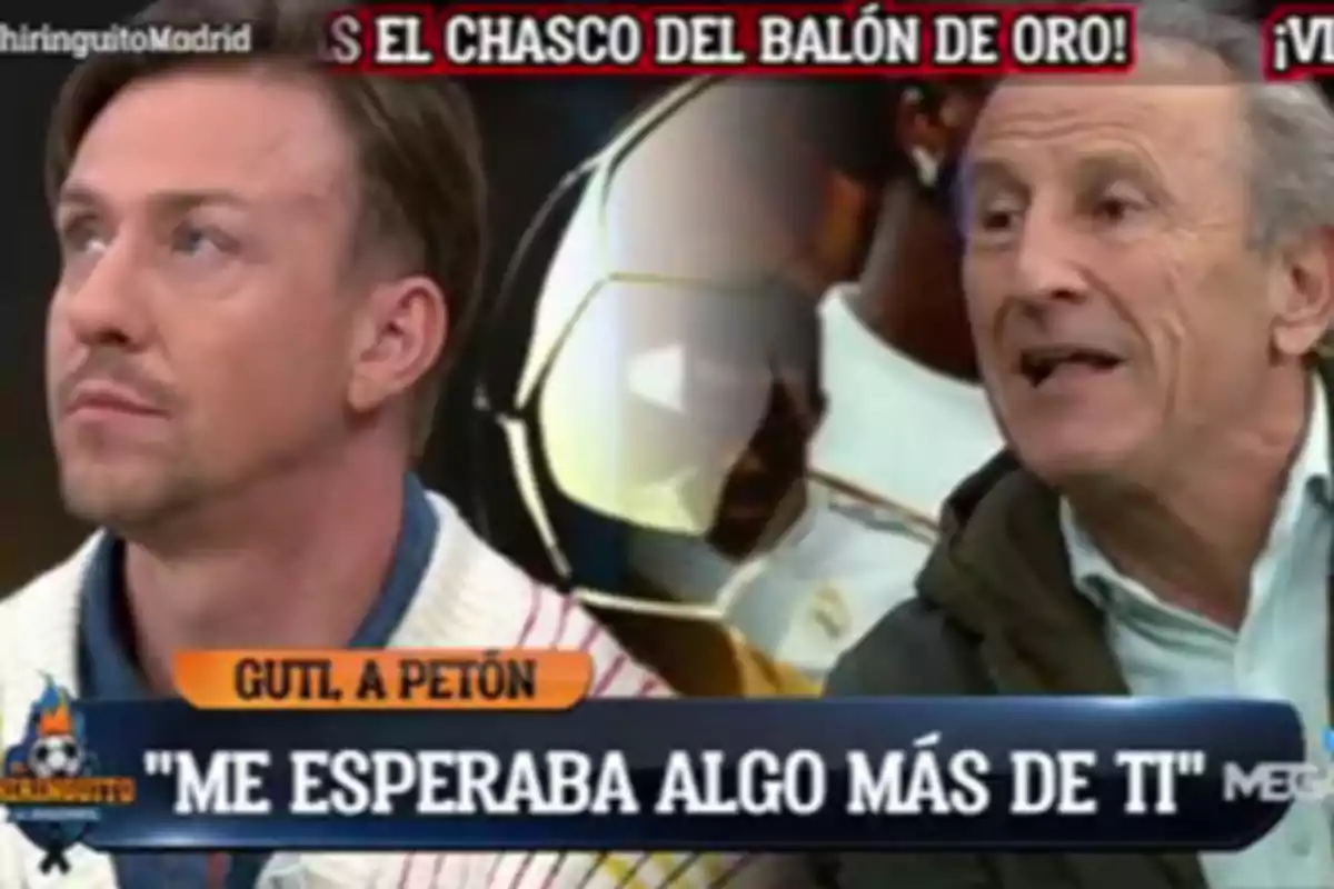 Guti y Martín Petón se engancharon en El Chiringuito