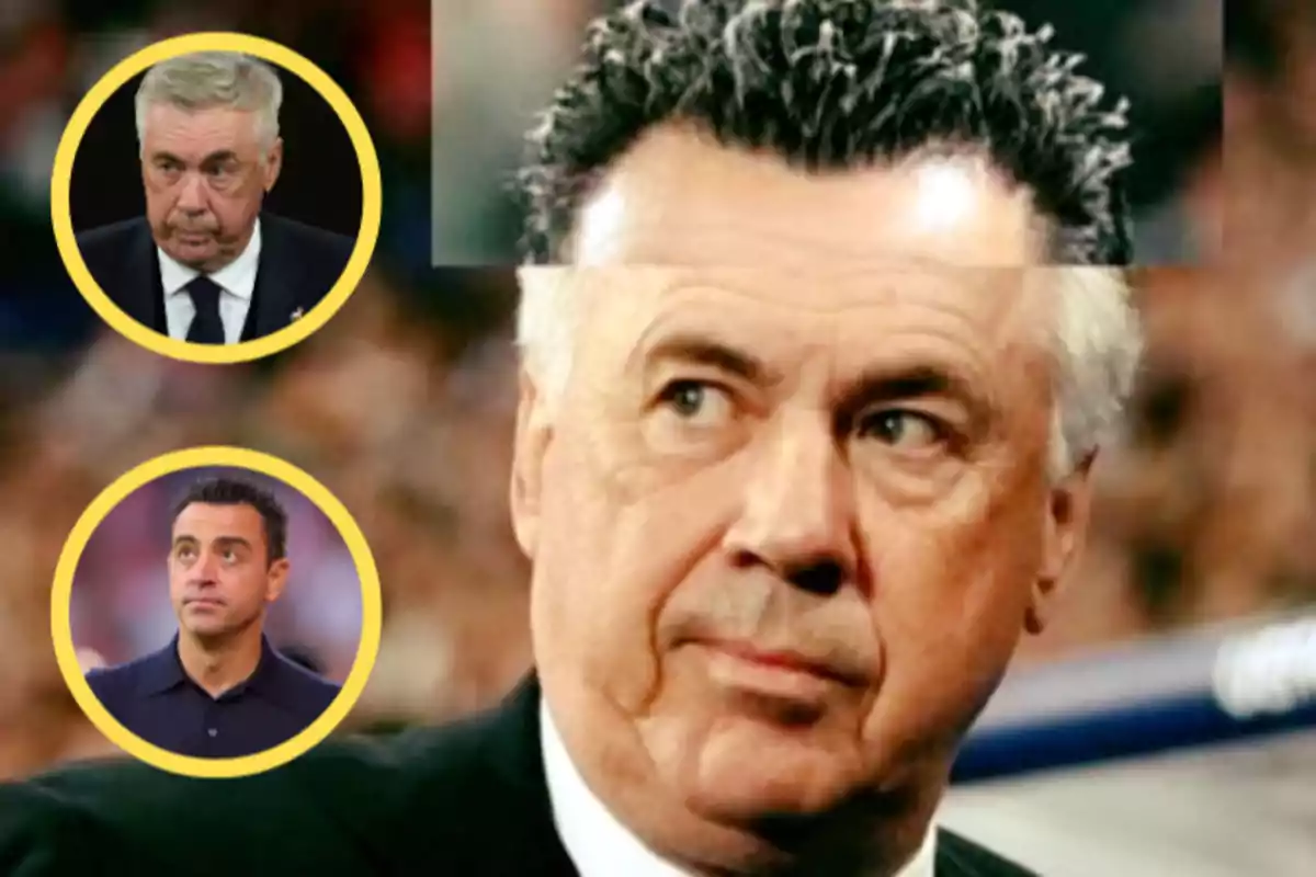 ¿Se le ha puesto a Ancelotti cara de Xavi Hernández?