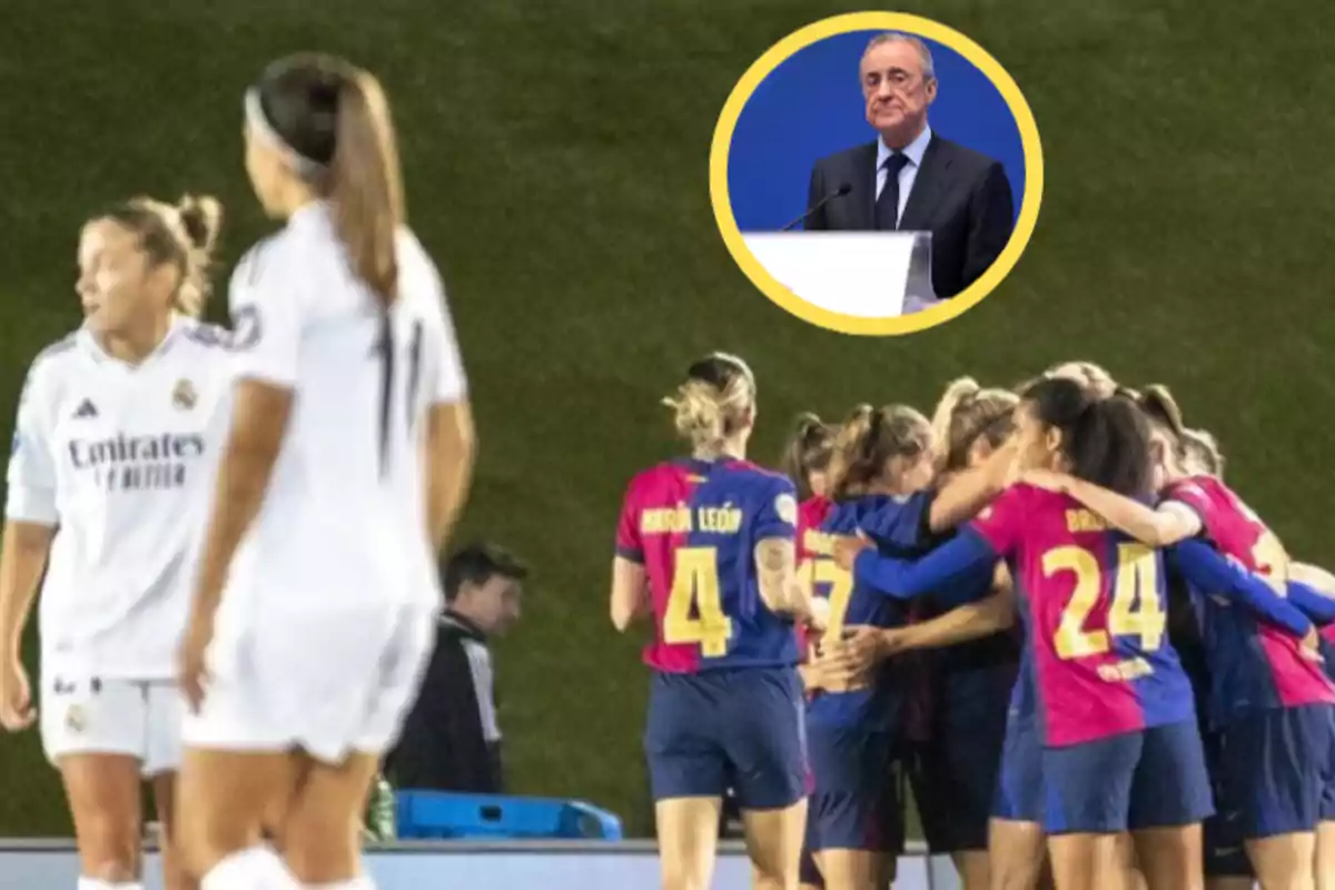 Florentino se ha cansado de los fracasos de su equipo femenino de fútbol.