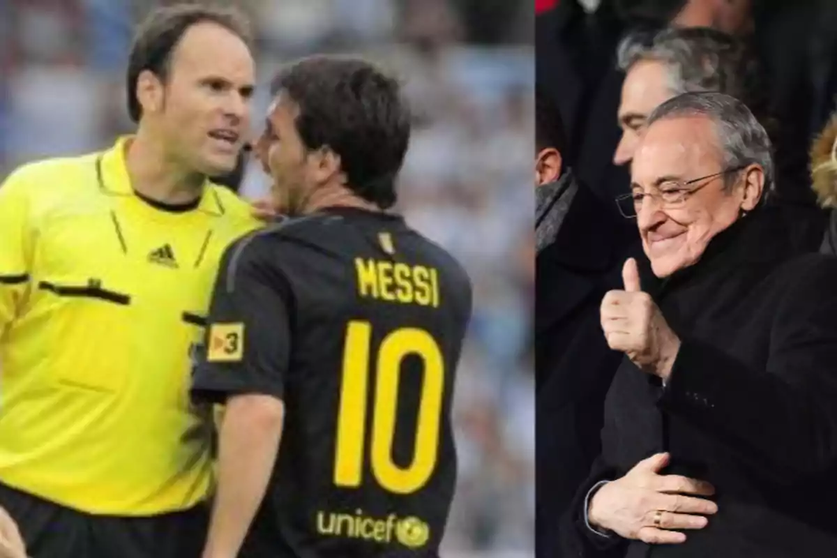 Mateu Lahoz se ganó con sus arbitrajes la confianza de Florentino Pérez