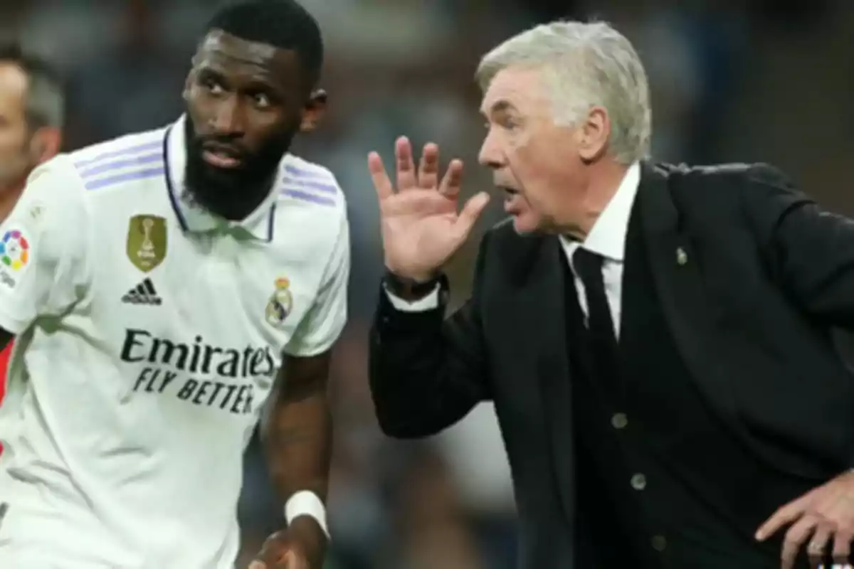 Rüdiger saldrá a jugar con las instrucciones de Ancelotti muy claras