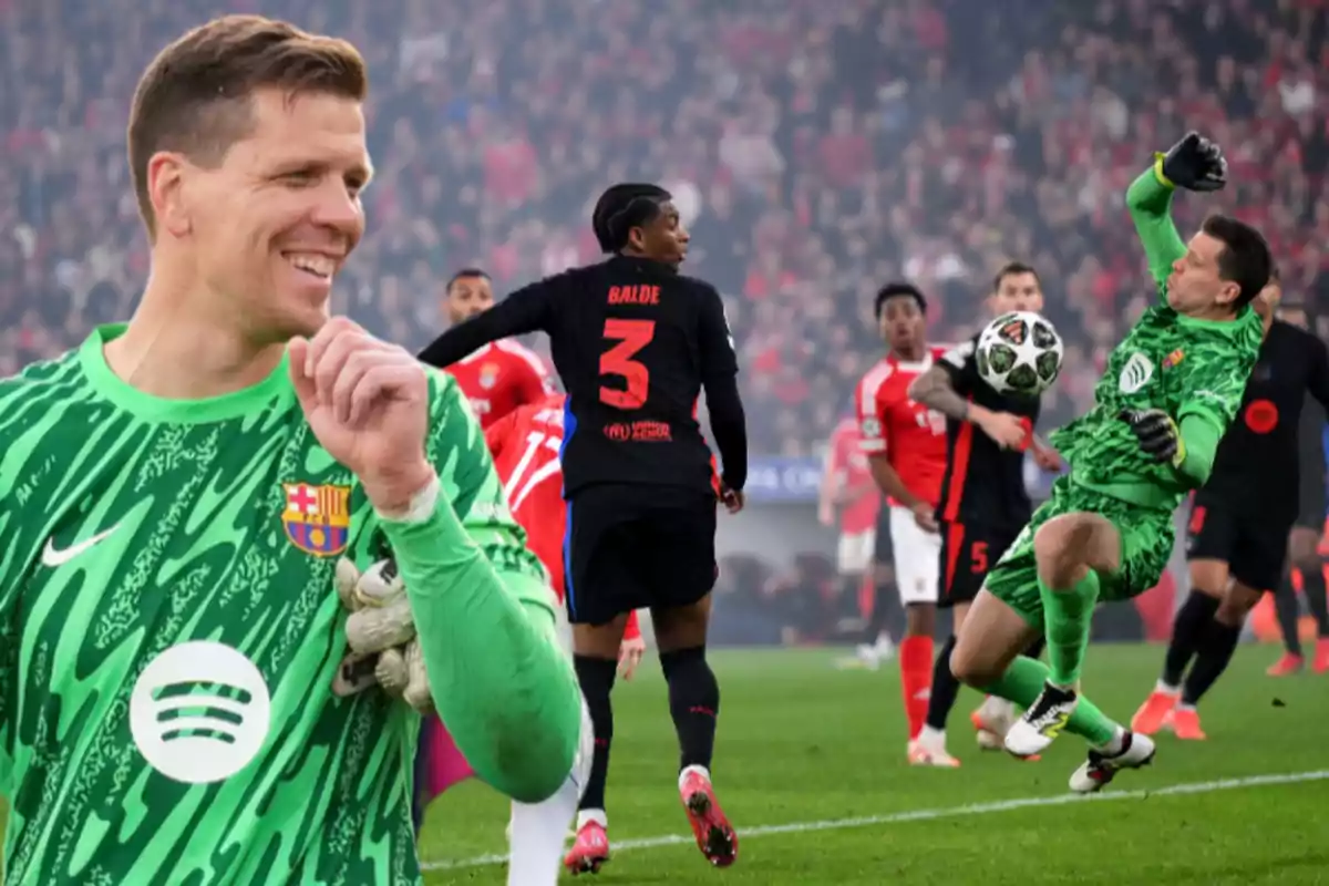 Szczęsny ha sido el gran héroe del partido de Lisboa