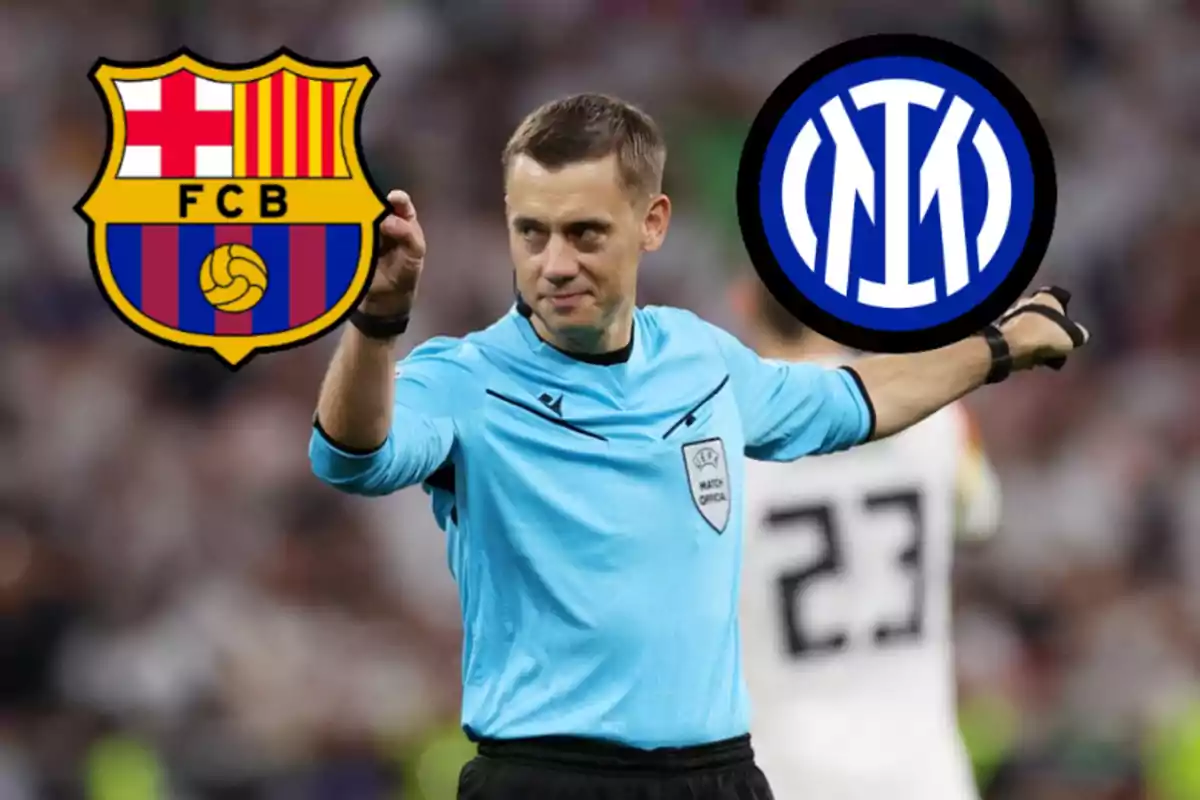 Turpin impartirá justicia en el Barça-Inter de esta noche