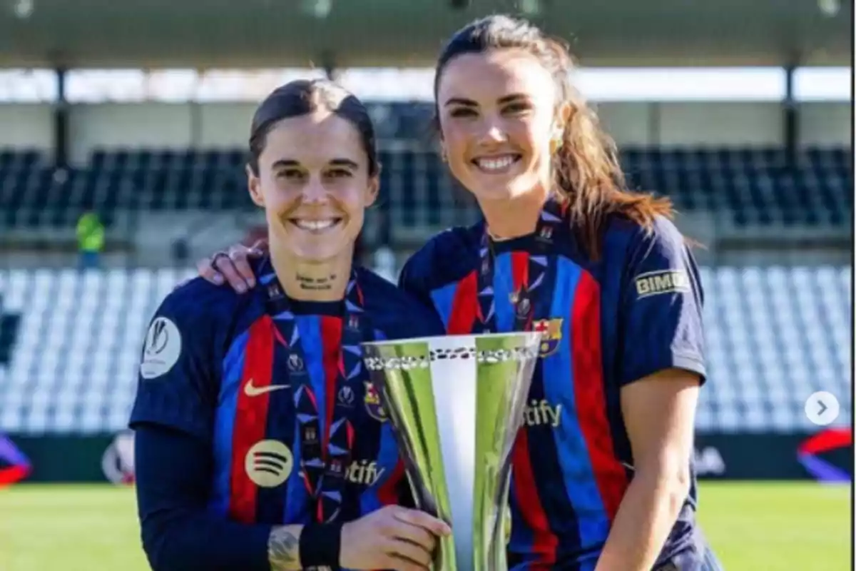 Mapi y Engen lo han ganado todo con el Barça Mapi y Engen lo han ganado todo con el Barça