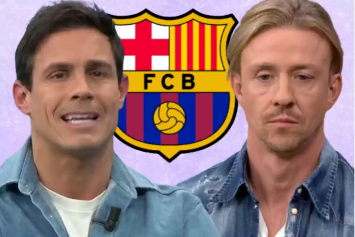 Edu Aguirre, analista de Movistar, y Guti, analista de DAZN