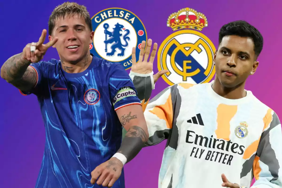 El Real Madrid abre negociación con el Chelsea para cambiar a Rodrygo por Enzo Fernández