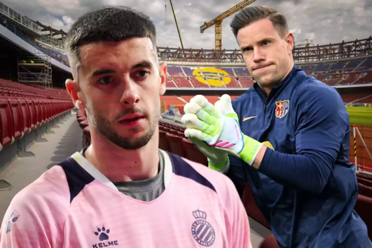 Joan García no tiene intención de ser suplente de Ter Stegen en el Barça de Hansi Flick