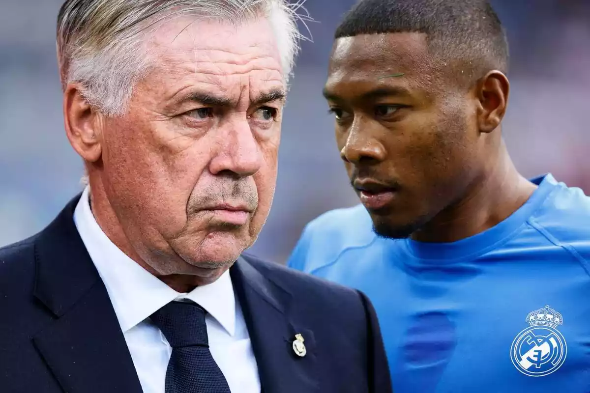 Editing by Carlo Ancelotti with David Alaba