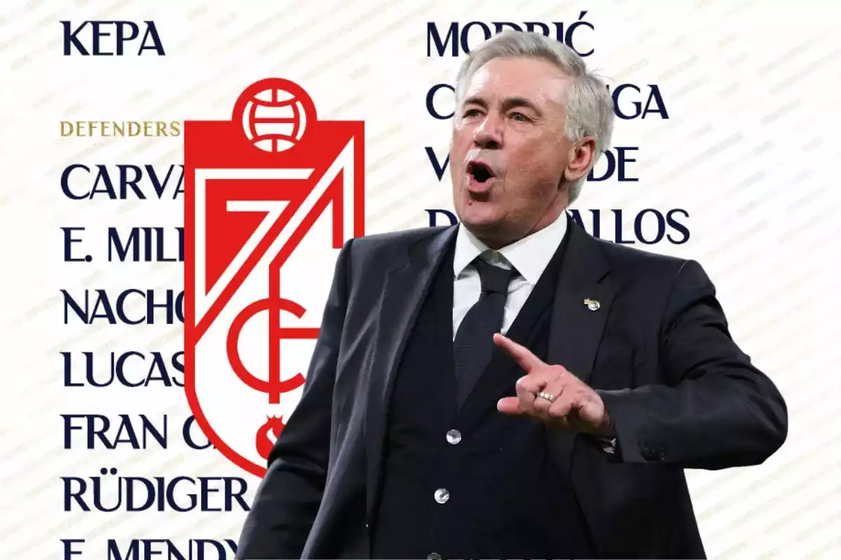 Ancelotti contento, con la convocatoria del Granada-Madrid detrás