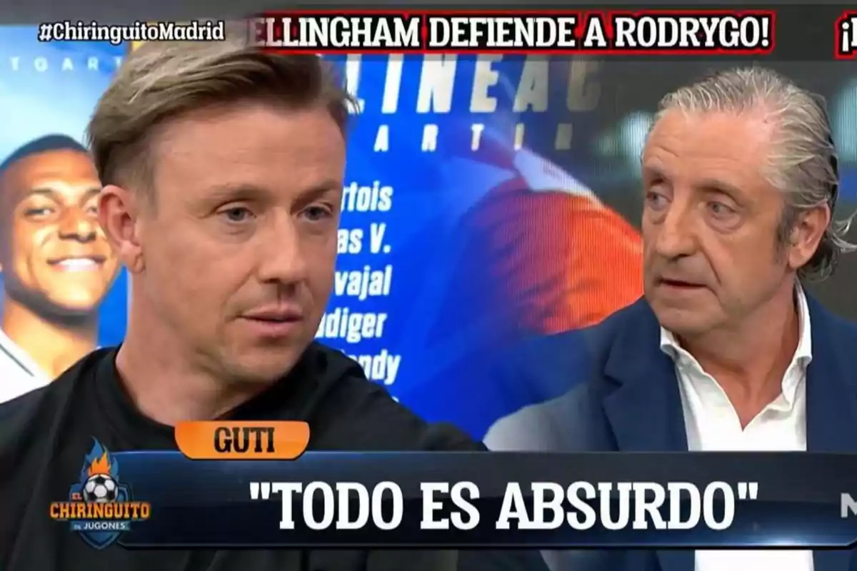 Guti intentó calmar a Rodrygo en El Chiringuito