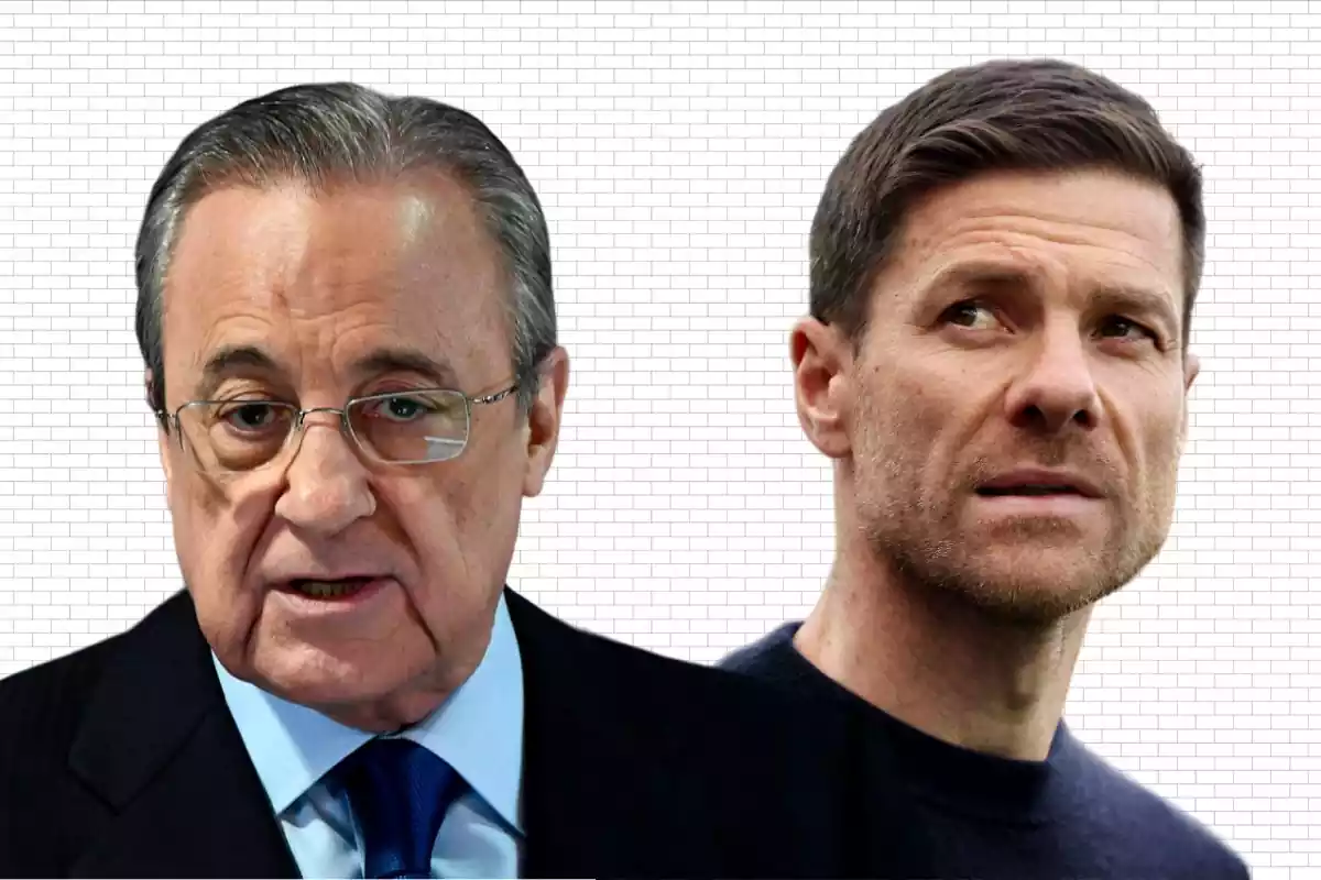 Florentino mira al infinito, Xabi Alonso a la izquierda