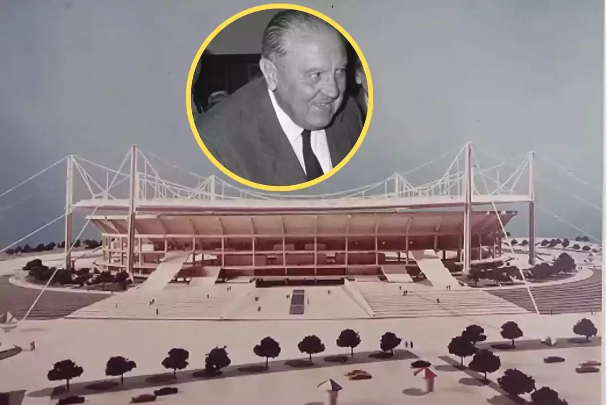 Santiago Bernabéu quiso construir el estadio más grande de Europa