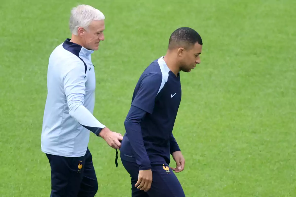 Deschamps le recordó a Mbappé las palabras de Ancelotti