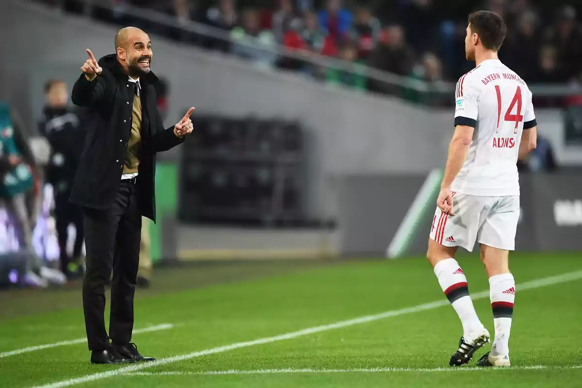 Xabi Alonso vivió en Múnich un master como entrenador con Pep Guardiola Xabi Alonso vivió en Múnich un master como entrenador con Pep Guardiola