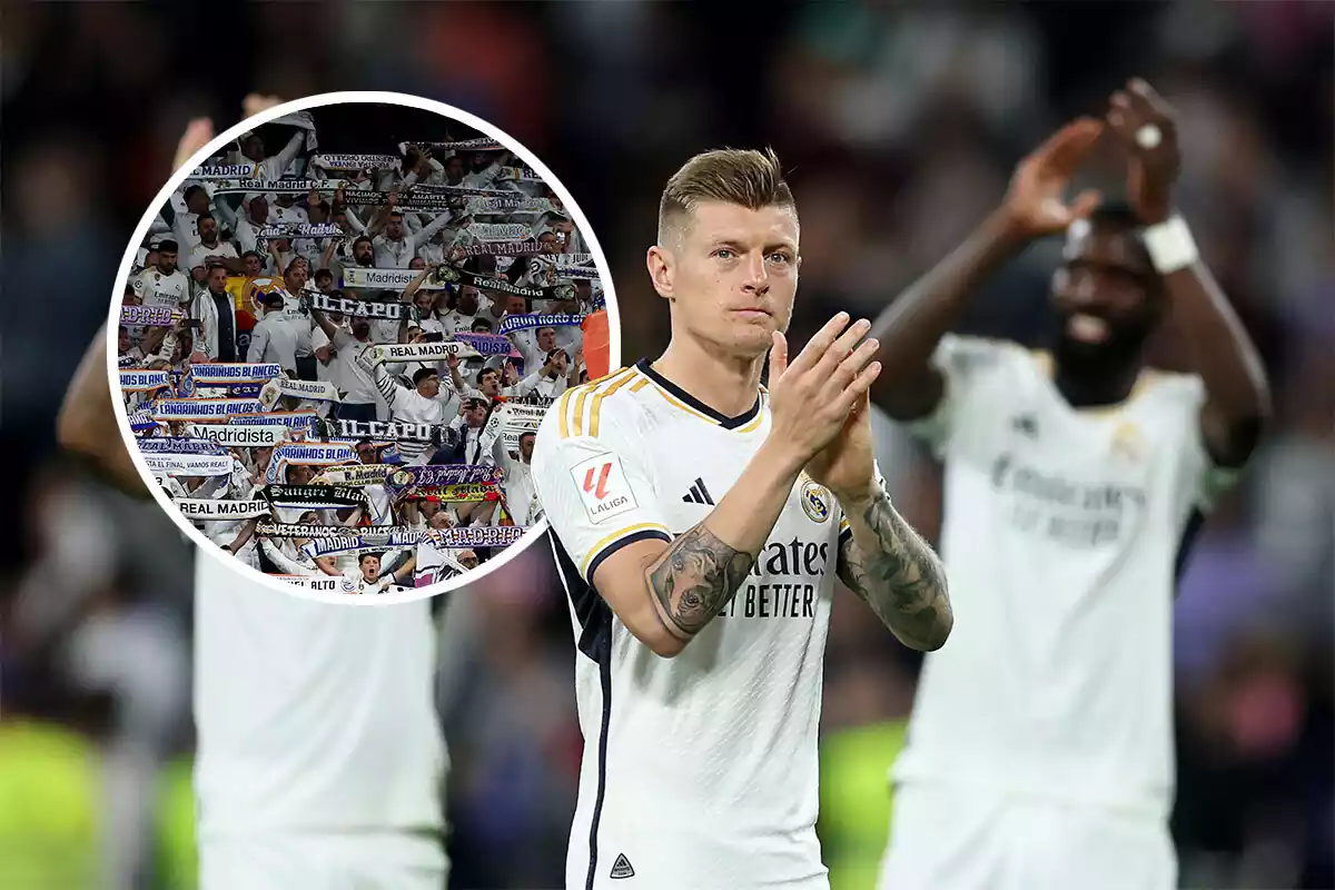 Kroos aplaude al Santiago Bernabéu