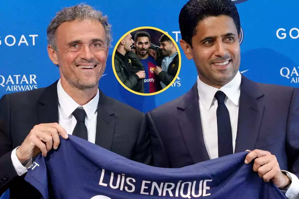 Luis Enrique lanza la caña para pescar en el Barça