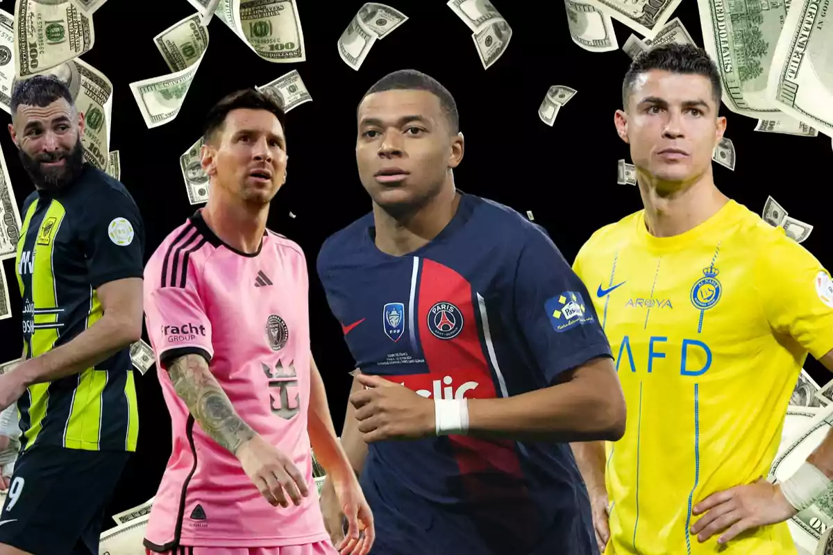 Este es el top ten de los futbolistas mejor pagados del mundo