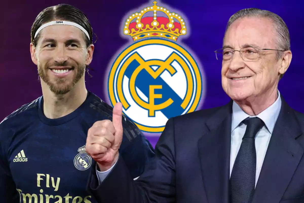 Sergio Ramos y Florentino Pérez