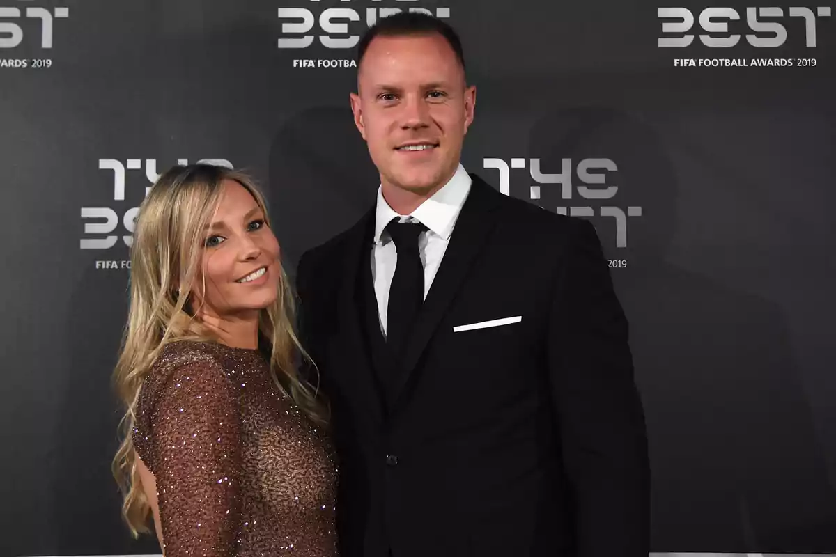 Ter Stegen ha salido en defensa de la reputación de su esposa Daniela Hejle