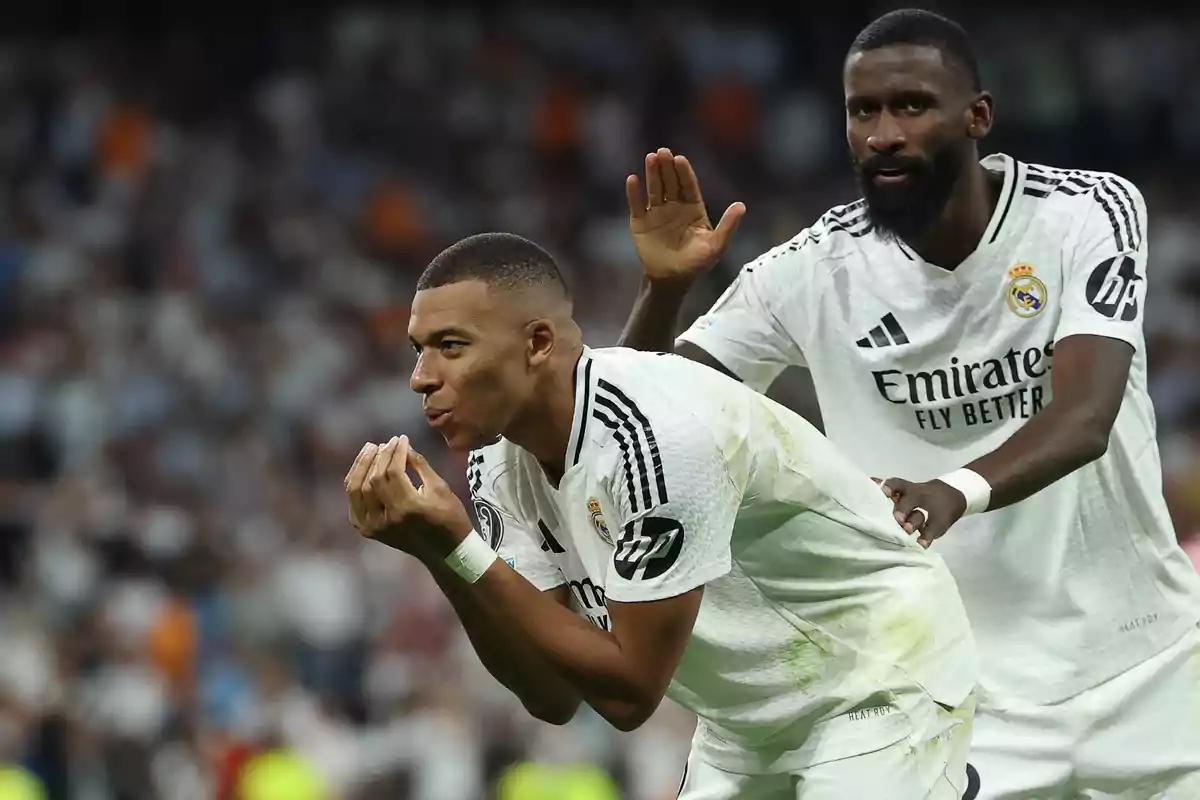 Histórico primer gol de Mbappé con el Real Madrid en Champions League